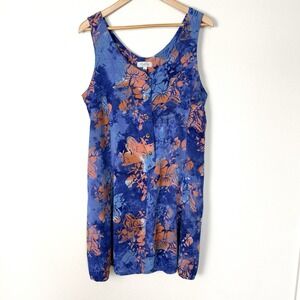 Melia Lei Hawaiian Floral Top Womens 2XL Vacation Resortwear Travel Summer Beach